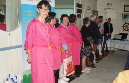 Les Blouses roses , l’Étoile dans la main et le fonds Liamm ont ou vont bénéficier de la générosité du Rotary de Saint-Brieuc.